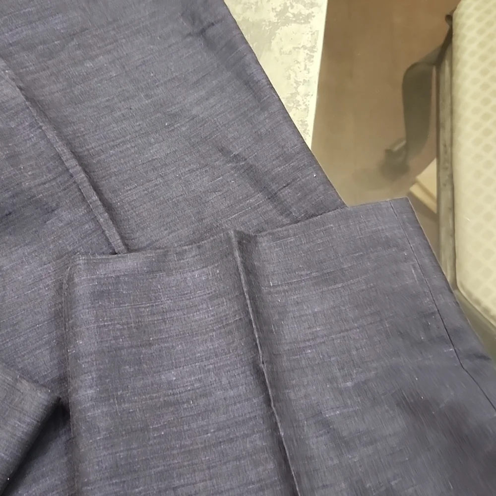 Givenchy men's navy linen blend dress pants like new 36